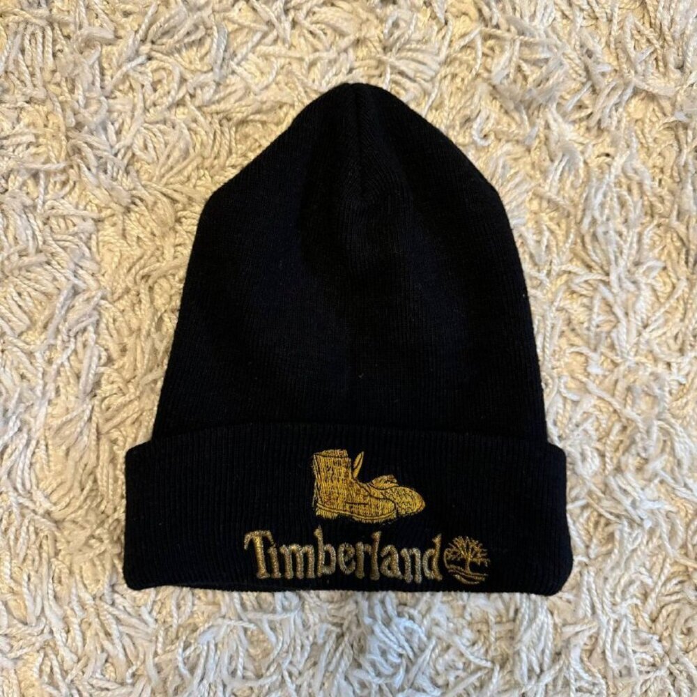 NWOT!  Timberland Man’s Hat in Black with Gold Stitching